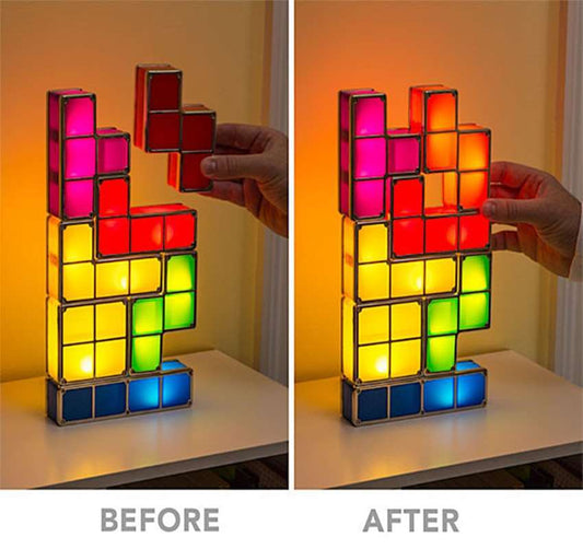 NOVELTY LIGHTING DIY TETRIS PUZZLE - Sklema