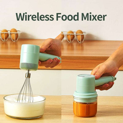 WIRELESS PORTABLE ELECTRIC FOOD MIXER - Sklema