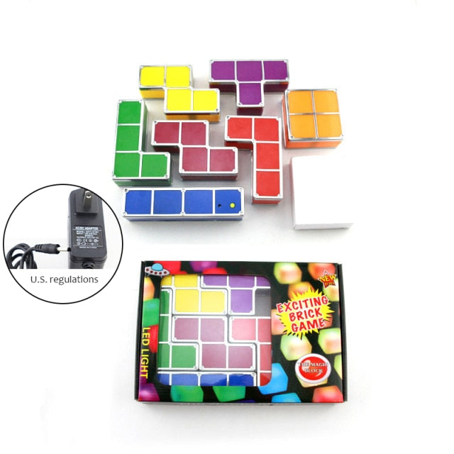 NOVELTY LIGHTING DIY TETRIS PUZZLE - Sklema