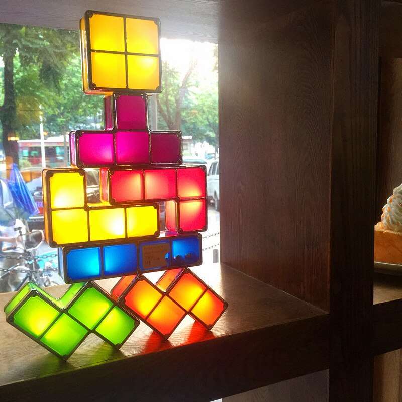 NOVELTY LIGHTING DIY TETRIS PUZZLE - Sklema