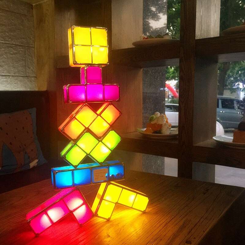 NOVELTY LIGHTING DIY TETRIS PUZZLE - Sklema