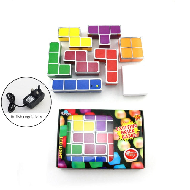 NOVELTY LIGHTING DIY TETRIS PUZZLE - Sklema