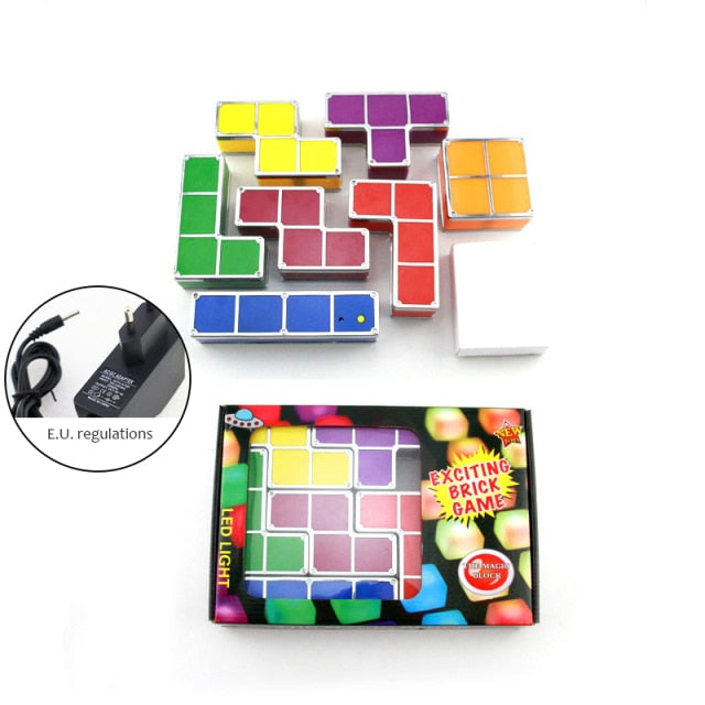 NOVELTY LIGHTING DIY TETRIS PUZZLE - Sklema